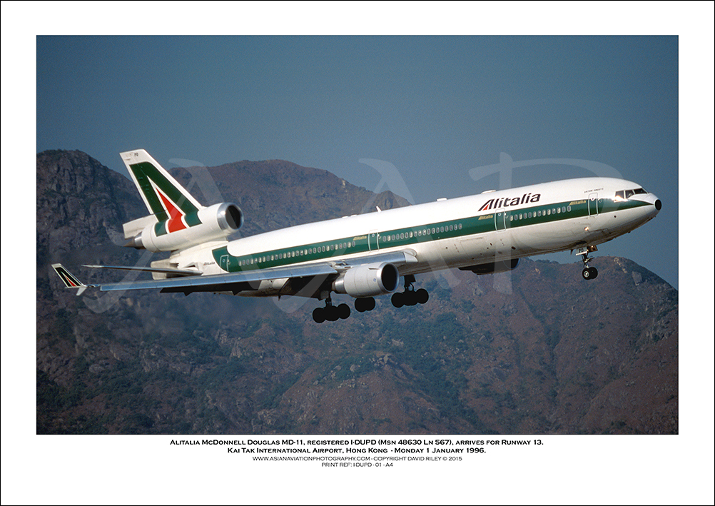 I-DUPD - Alitalia McDonnell Douglas MD-11  (Msn 48630 Ln 567) - 01