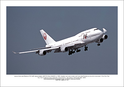 JA8074 - Japan Airlines Boeing 747-446  (Msn24426 Ln 768) - 01