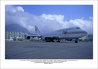 JA8080 - Japan Airlines Boeing 747-446  (Msn  24886 Ln 825) - 01