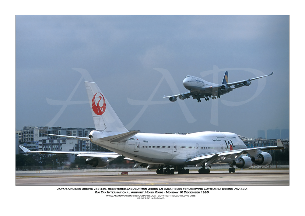 JA8080 - Japan Airlines Boeing 747-446  (Msn  24886 Ln 825) - 03