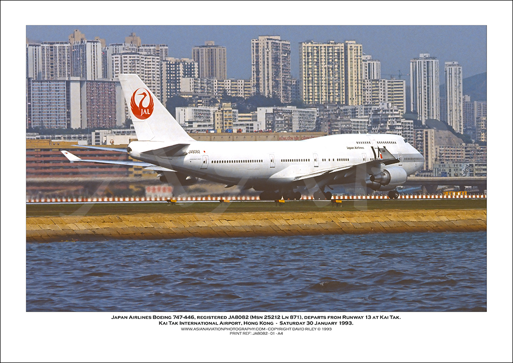 JA8082 - Japan Airlines Boeing 747-446  (Msn  25212 Ln 871) - 01