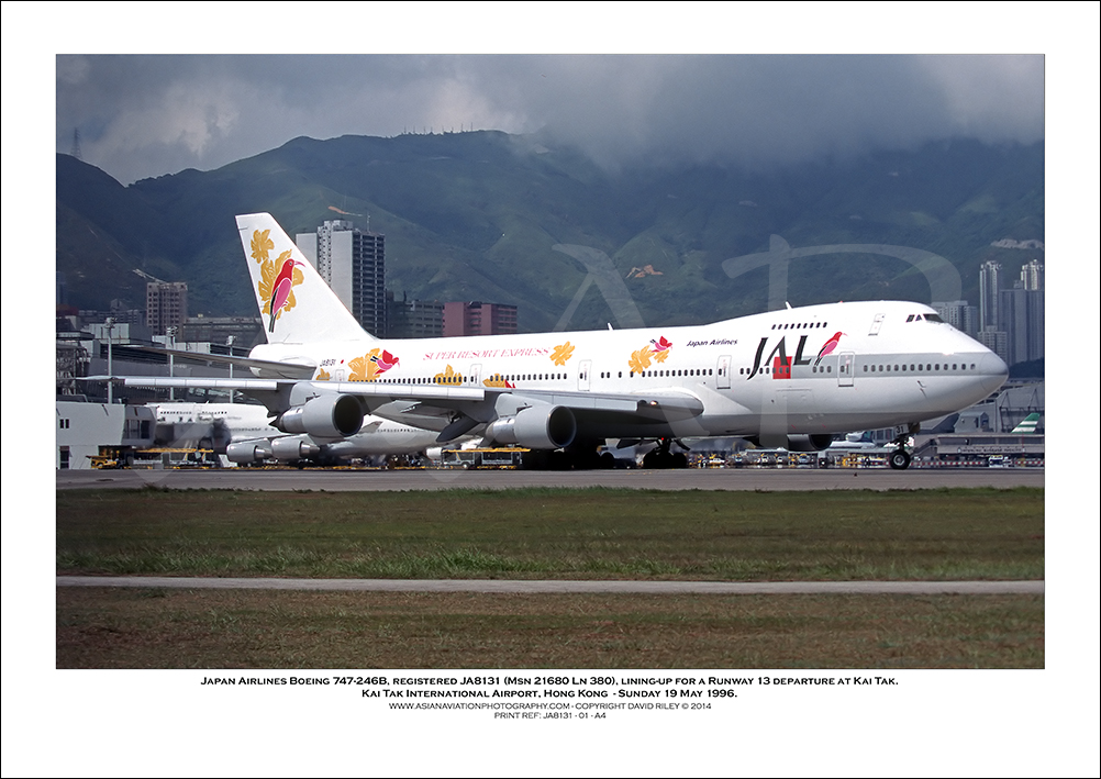 JA8131 - Japan Airlines Boeing 747-246B  (Msn  21680 Ln 380) - 01