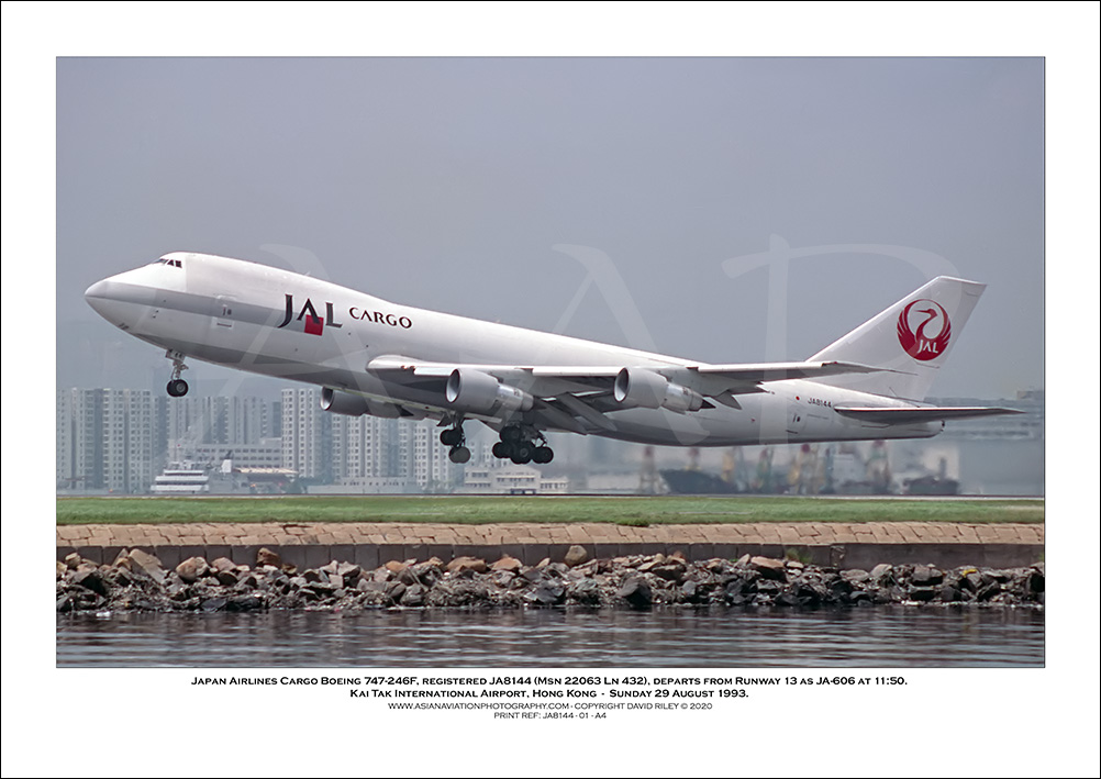JA8144 - Japan Airlines Cargo Boeing 747-246F  (Msn 22063 Ln 432) - 01