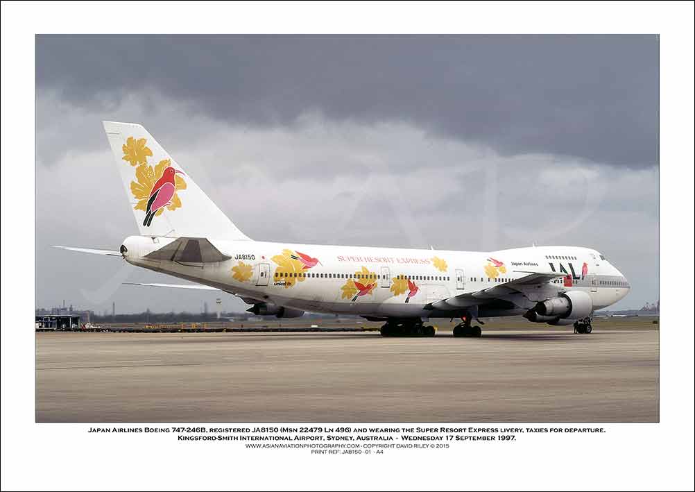 JA8150 - Japan Airlines Boeing 747-246B  (Msn 22479 Ln 496) - 01