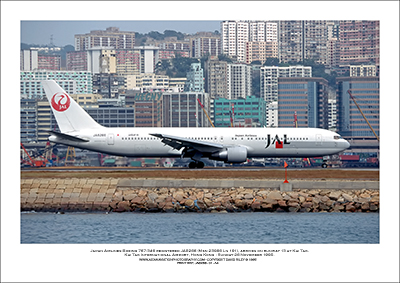 JA8266 - Japan Airlines Boeing 767-346  (Msn 23966 Ln 191) - 01
