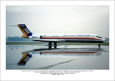JA8278- Japan Air System McDonnell Douglas MD-87  (Msn 49464 Ln 1476) - 01