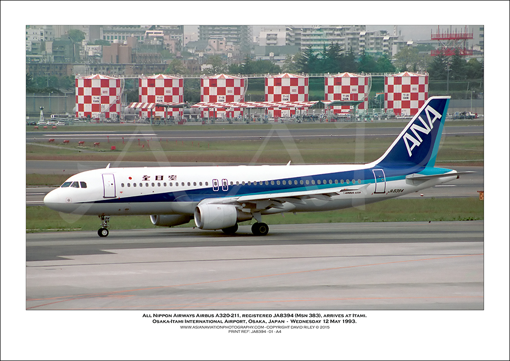 JA8394 - All Nippon Airways Airbus A320-211  (Msn 383) - 01