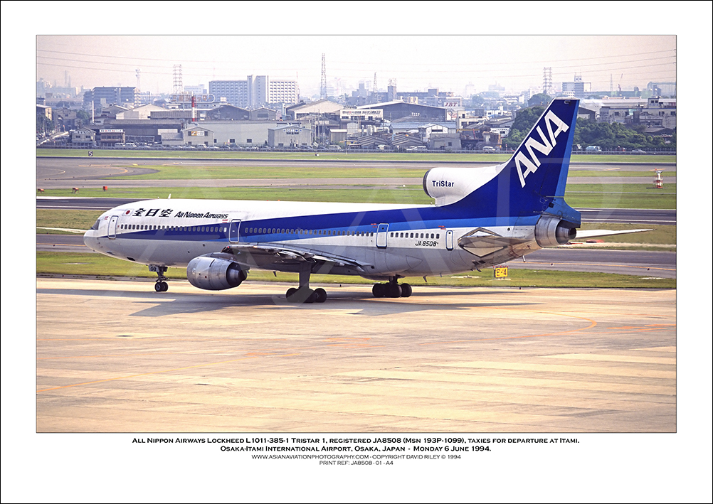 JA8508 - All Nippon Airways  Lockheed L1011-385-1 Tristar 1  (Msn 193P-1099) - 01
