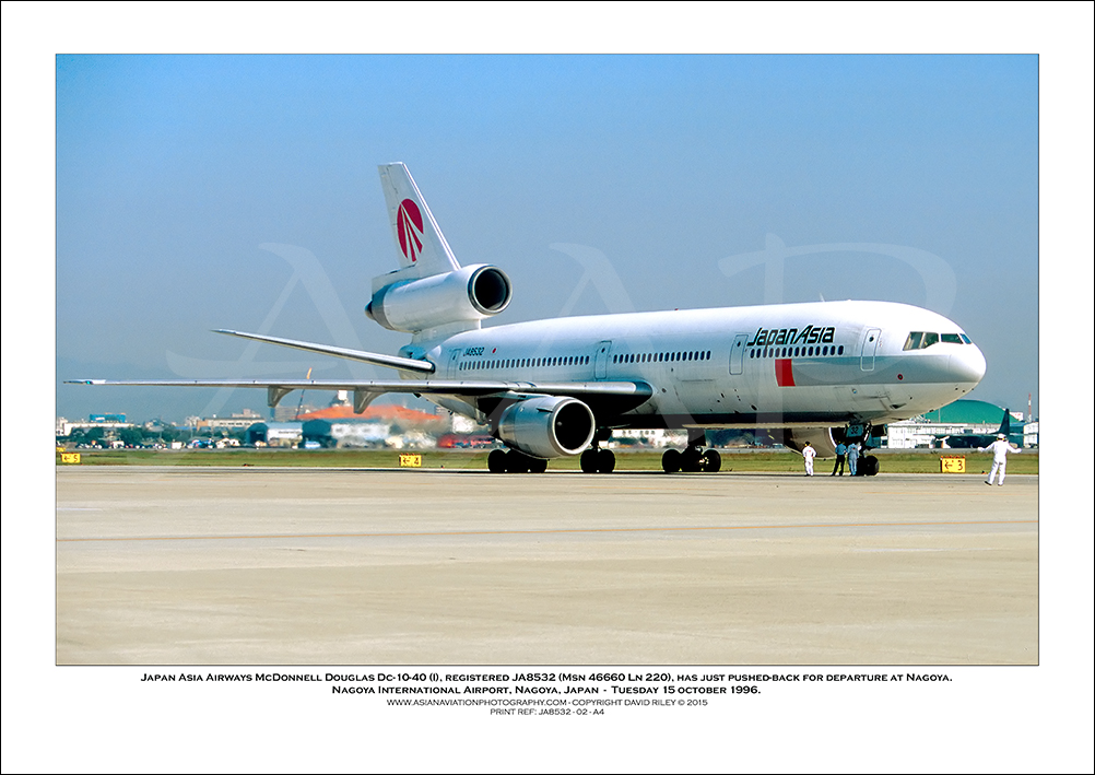 JA8532 - Japan Asia Airways McDonnell Douglas DC-10-40 (Msn  46660 Ln 220) - 02