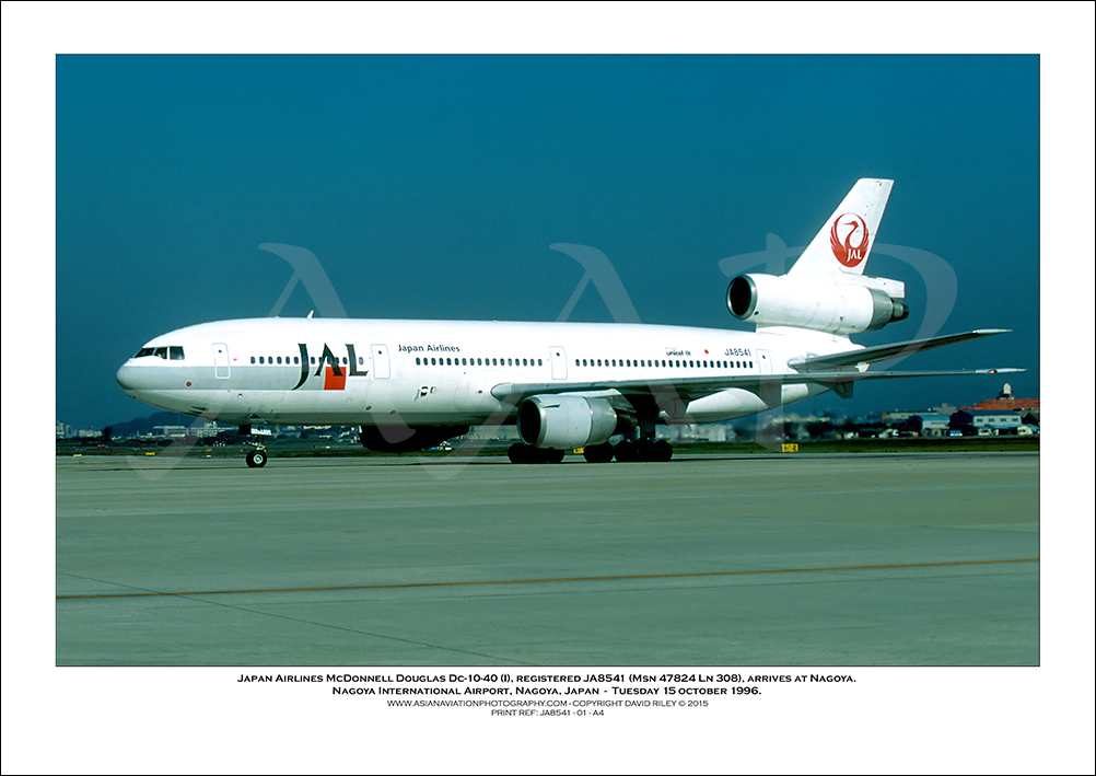JA8541 - Japan Airlines McDonnell Douglas DC-10-40 (I) (Msn 47824 Ln 308) - 01