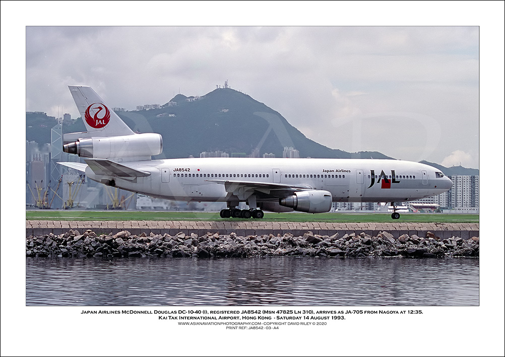 JA8542 - Japan Airlines McDonnell Douglas DC-10-40 (I) (Msn 47825 Ln 310) - 03