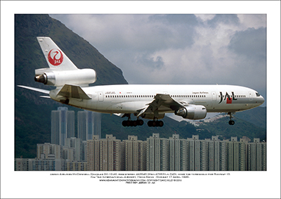 JA8545 - Japan Airlines McDonnell Douglas DC-10-40  (Msn 47853 Ln 343) - 01