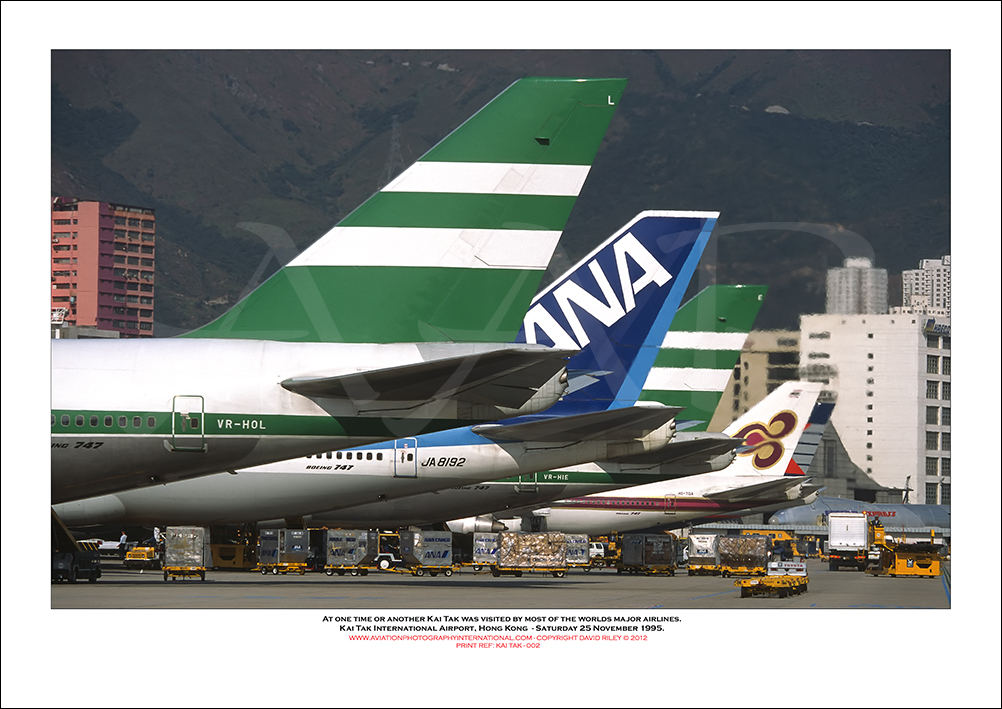 KAI TAK - At one time or another Kai Tak was visited by most of the worlds major airlines - 002