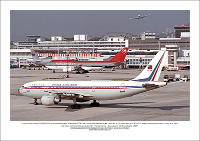 KAI TAK - China Airlines A300B4-220 - 008