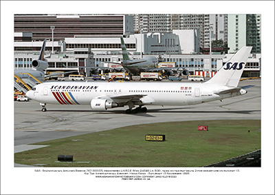 LN-RCE - SAS - Skandinavian Airlines Boeing 767-383 ER  (Msn 24846 Ln 309 - 01