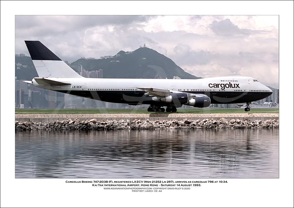 LX-ZCV - Cargolux Boeing 747-2D3B (F)  (Msn21252 Ln 297) - 02