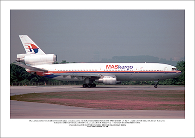 N105WA - Malaysia Airlines CargoMcDonnell Douglas DC 10-30F  (Msn 48283 Ln 350) - 01