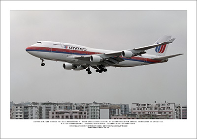 N185UA - United Airlines Boeing 747-422  (Msn 25395 Ln 919) - 03