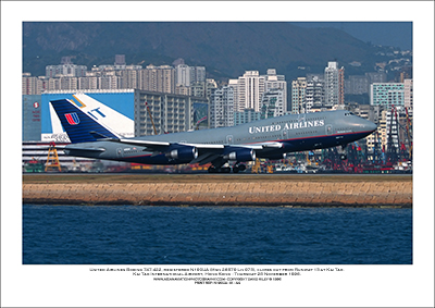 N190UA - United Airlines Boeing 747-422  (Msn 26879 Ln 973) - 01