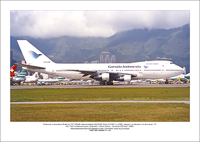 N202AE - Garuda Indonesia Boeing 747-2B4B (Msn 21097 Ln 262) - 01