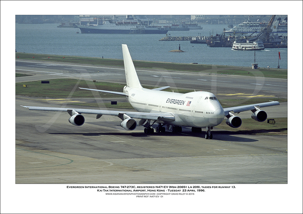 N471EV - Evergreen International Boeing 747-273C  (Msn 20651 Ln 209) - 01
