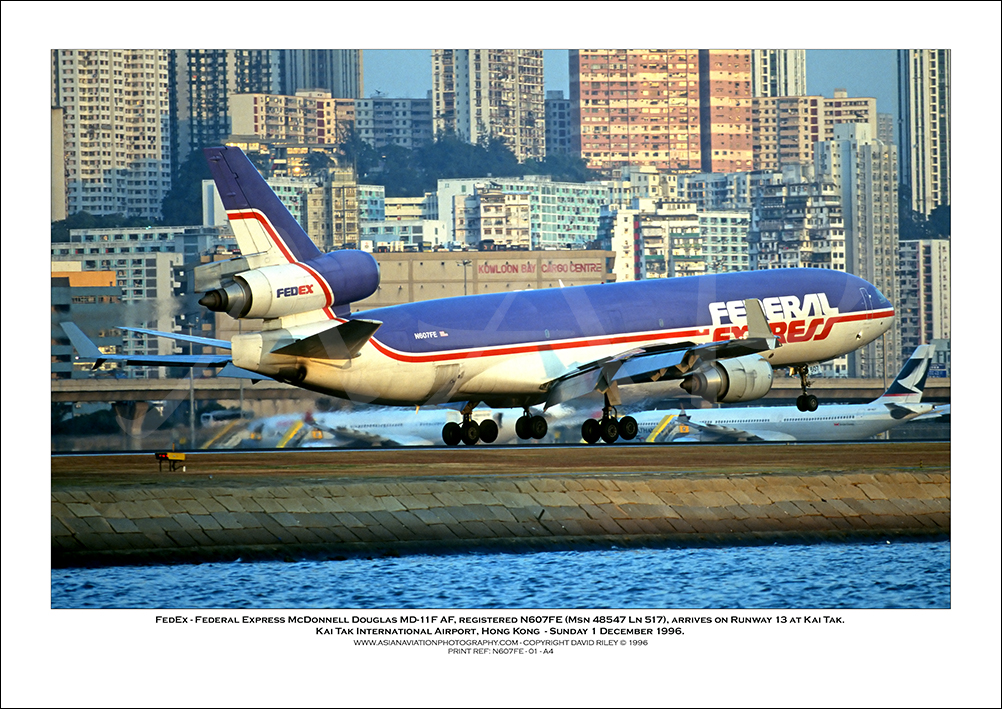N607FE - FedEx - Federal Express McDonnell Douglas MD-11F AF  (Msn 48547 Ln 517) - 01