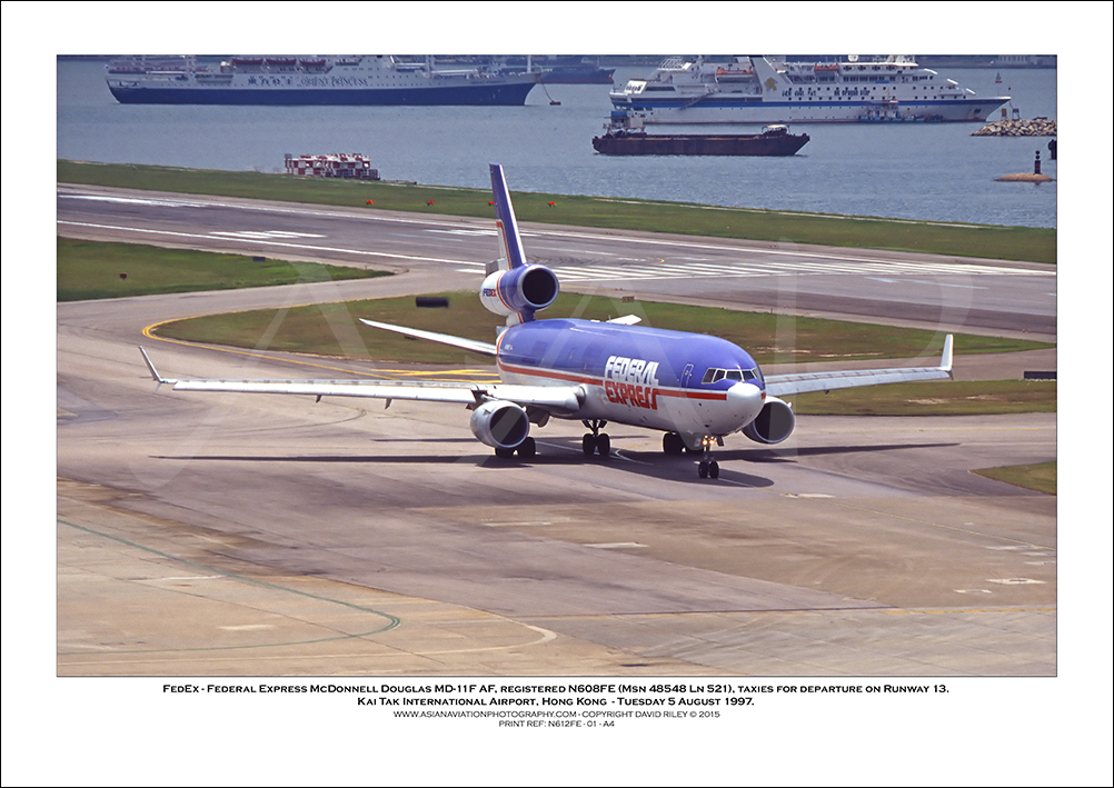 N608FE - FedEx - Federal Express McDonnell Douglas MD-11F AF  (Msn 48548 Ln 521) - 01
