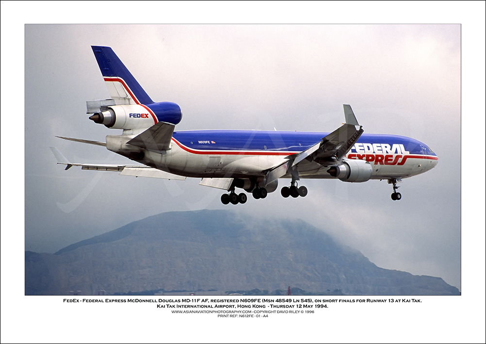 N609FE - FedEx - Federal Express McDonnell Douglas MD-11F AF  (Msn 48549 Ln 545) - 01