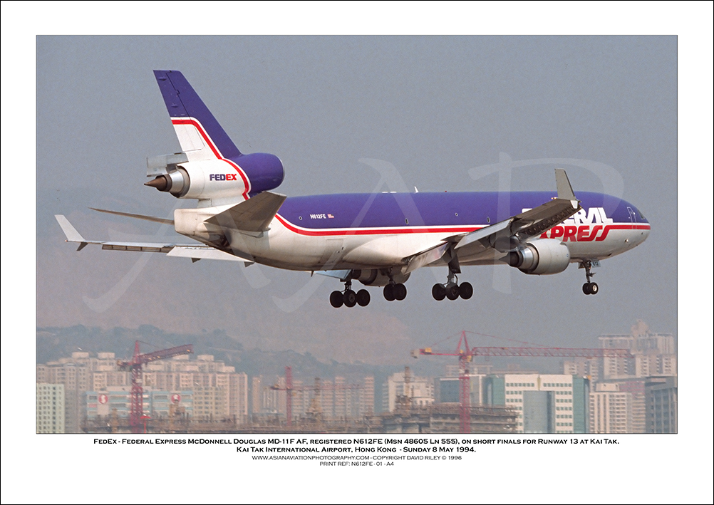 N612FE - FedEx - Federal Express McDonnell Douglas MD-11F AF  (Msn 48605 Ln 555) - 01