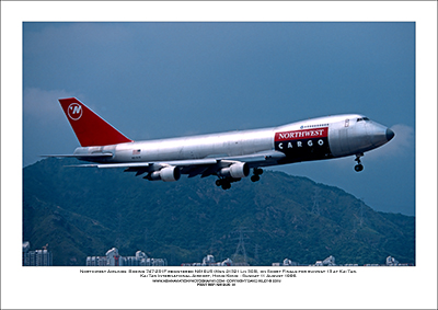 N619US - Northwest Airlines Boeing 747-251F  (Msn 21321 Ln 308) - 01