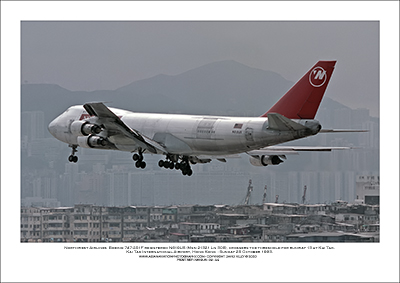 N619US - Northwest Airlines Boeing 747-251F  (Msn 21321 Ln 308) - 02