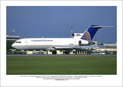 N626DH - Continental Micronesia Boeing 727-277F ADV  (Msn 22644 Ln 1768) - 01