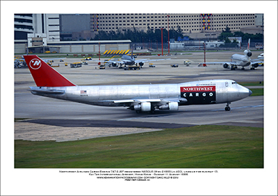 N630US - Northwest Airlines Boeing 747-219F  (Msn 21668 Ln 400) - 01