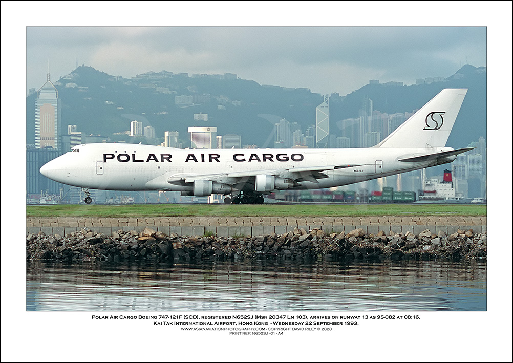 N652SJ - Polar Air Cargo Boeing 747-121F (SCD)  (Msn 20347 Ln 103) - 01