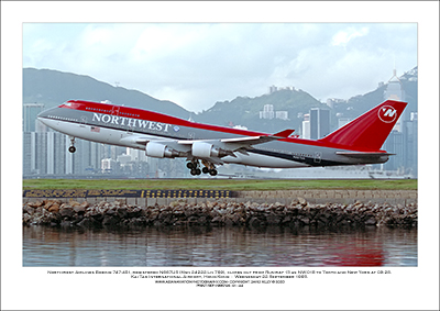 N667US - Northwest Airlines Boeing 747-451  (Msn 24222 Ln 799) - 01