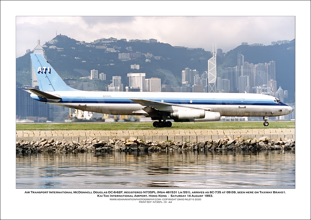 N735PL - Air Transport International McDonnell Douglas DC-8-62F  (Msn 461531 Ln 551) - 01