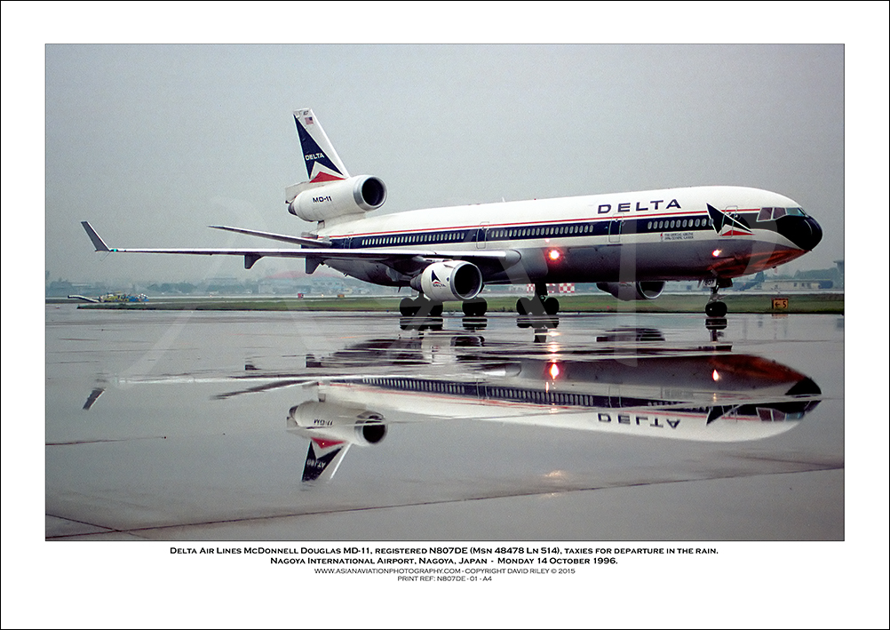 N807DE - Delta Air Lines McDonnell Douglas MD-11  (Msn 48478 Ln 514) - 01