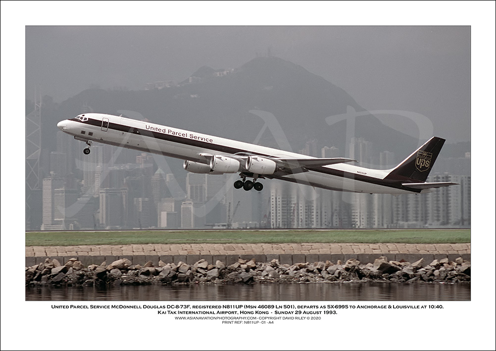 N811UP - United Parcel Service McDonnell Douglas DC-8-73F (Msn 46089 Ln 501)  - 01