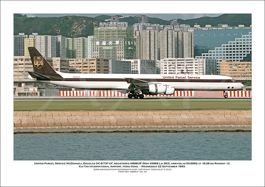 N866UP - United Parcel Service McDonnell Douglas DC-8-73F AF  (Msn 45966 Ln 393) - 03