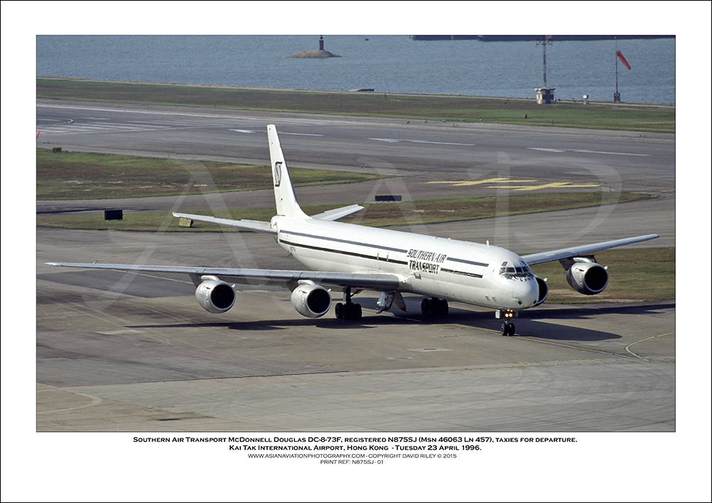 N875SJ - Southern Air Transport McDonnell Douglas DC-8-73F  (Msn 46063 Ln 457) - 01