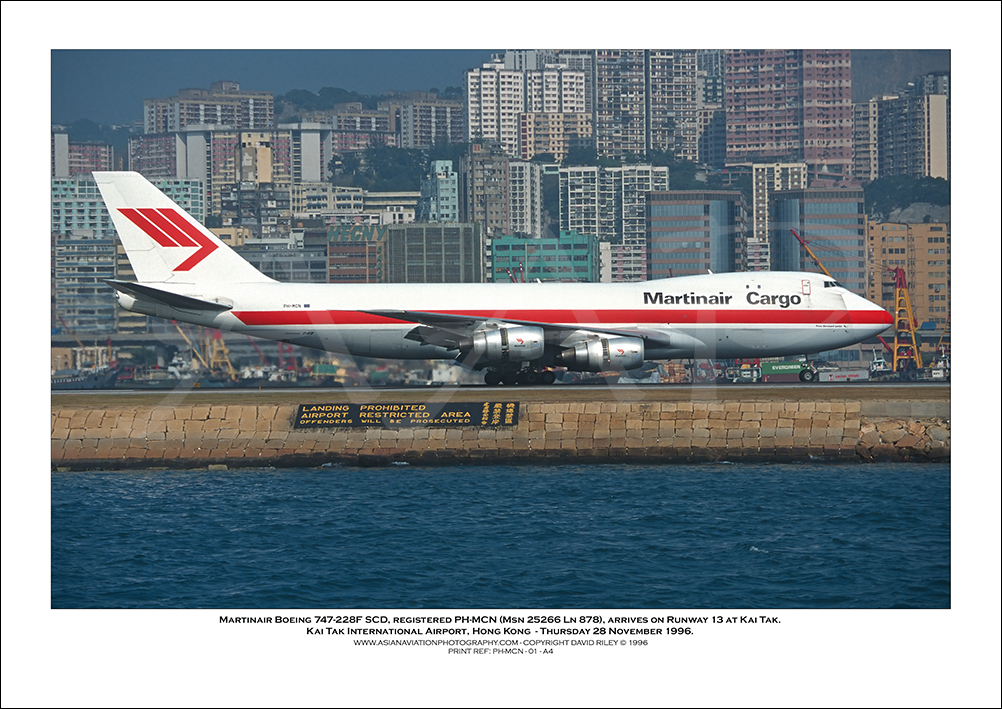 PH-MCN - Martinair Boeing 747-228F SCD  (Msn 25266 Ln 878) - 01