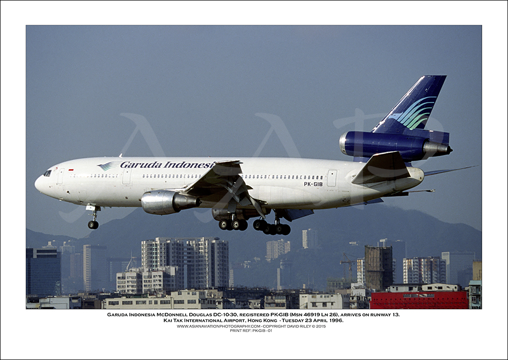 PK-GIB - Garuda Indonesia McDonnell Douglas DC-10-30 (Msn 46919 Ln 26) - 01