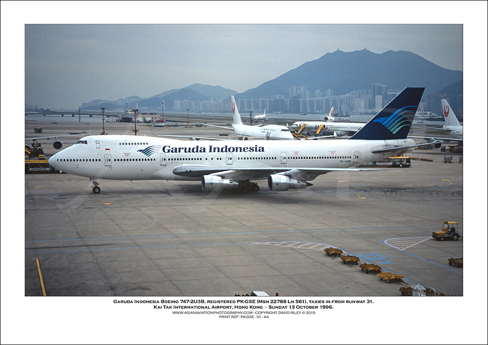PK-GSE - Garuda Indonesia Boeing 747-2U3B (Msn 22768 Ln 561) - 01