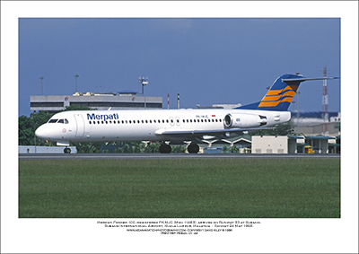 PK-MJC - Merpati Fokker 100  (Msn 11463) - 01