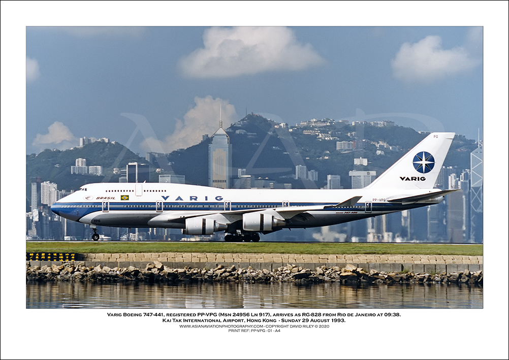 PP-VPG -  Varig Boeing 747-441 (Msn 24956 Ln 917) - 01