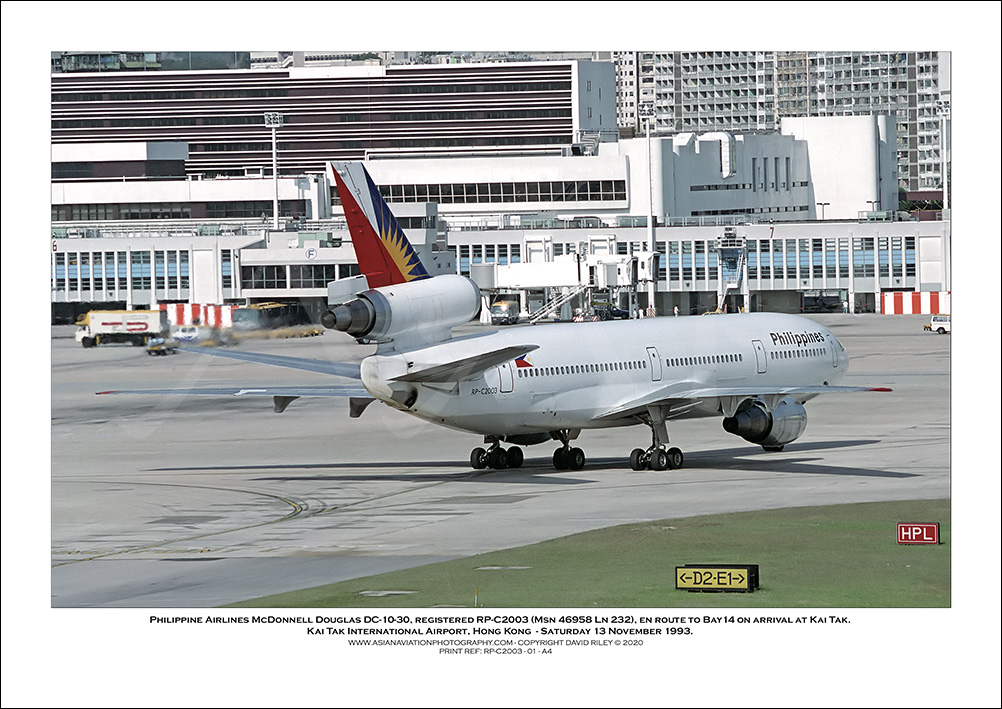RP-C2003 - Philippine Airlines McDonnell Douglas DC-10-30 (Msn 46958 Ln 232) - 01