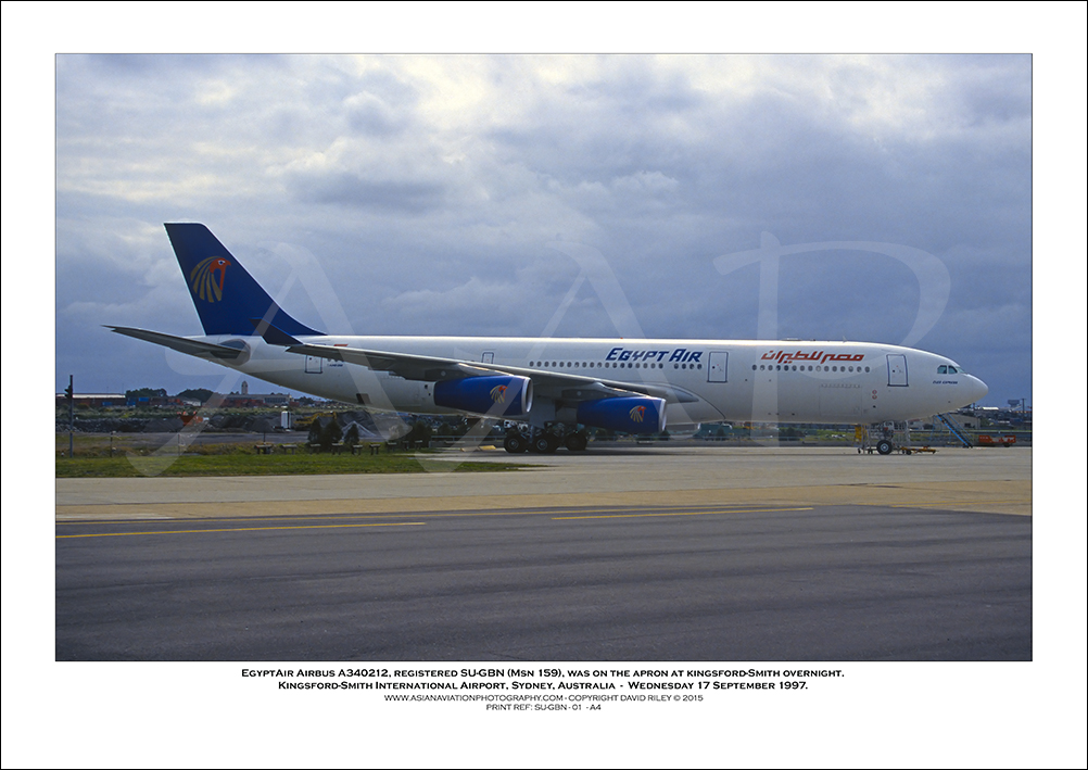 SU-GBN - Egypt Air Airbus A340-212  (Msn 159) - 01