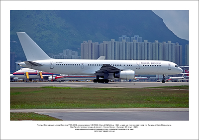 V8-RBC - Royal Brunei Airlines Boeing 757-2M6   (Msn 23454 Ln 102)- 02