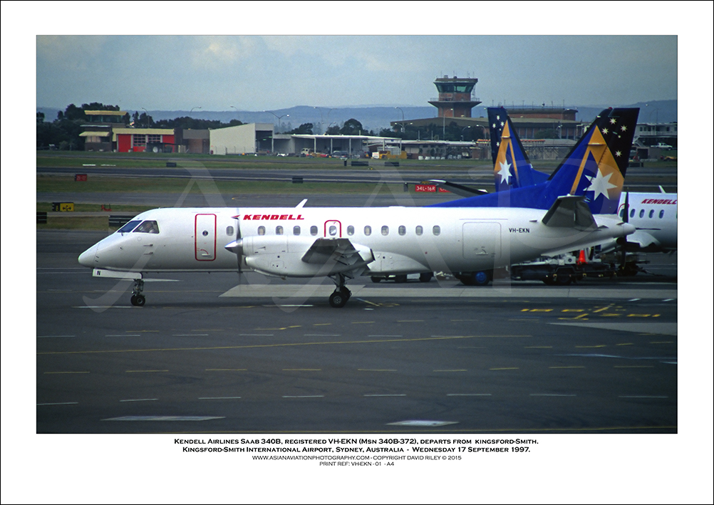 VH-EKN - Kendell Airlines Saab 340B  (Msn 340B-372) - 01