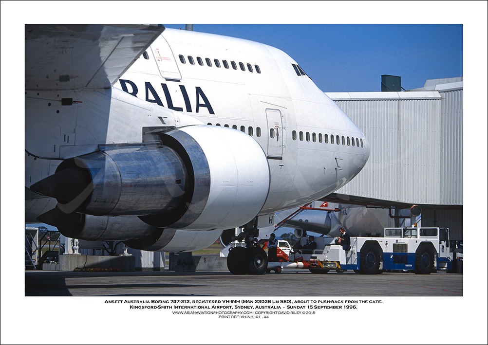 VH-INH - Ansett Australia Boeing 747-312  (Msn 23026 Ln 580) - 01